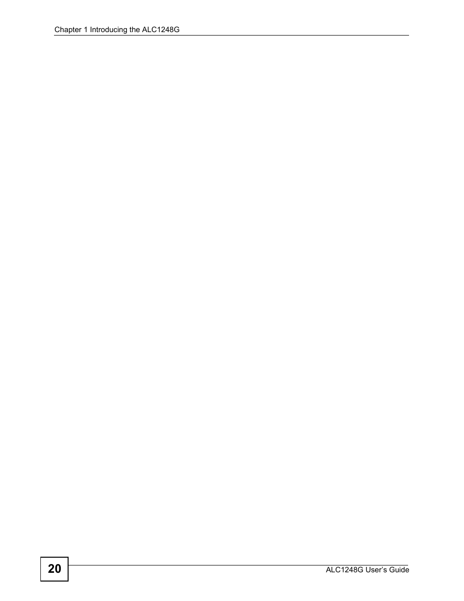ZyXEL Communications ALC1248G User Manual | Page 20 / 46
