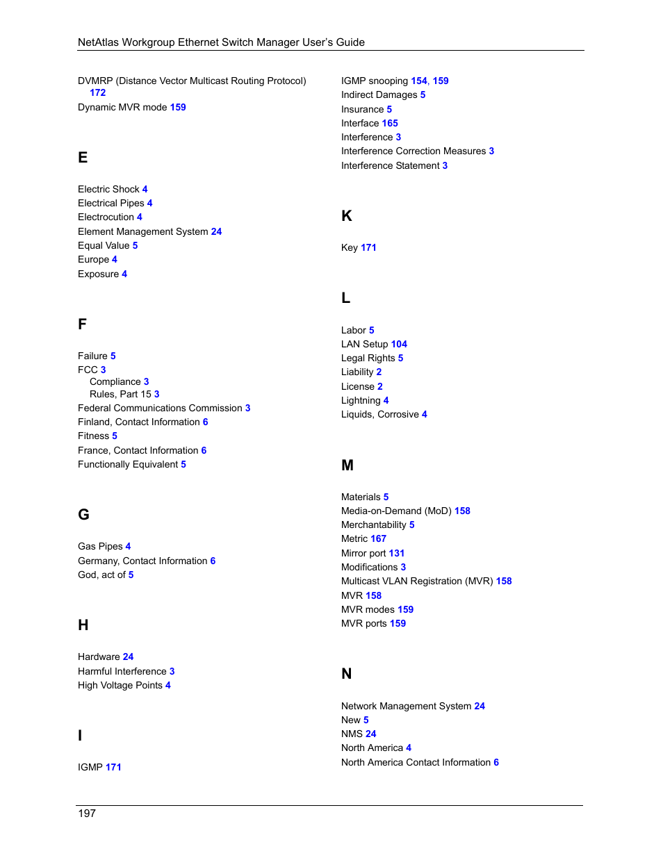 ZyXEL Communications NetAtlas Workgroup User Manual | Page 197 / 199