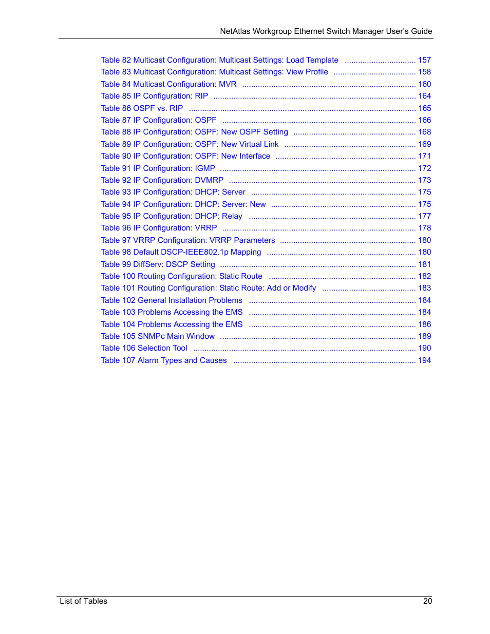 ZyXEL Communications NetAtlas Workgroup User Manual | Page 20 / 199