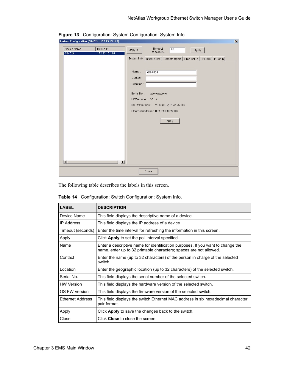 ZyXEL Communications NetAtlas Workgroup User Manual | Page 42 / 199