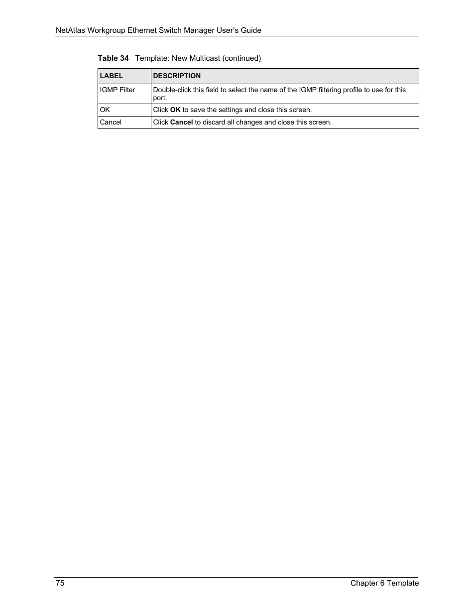 ZyXEL Communications NetAtlas Workgroup User Manual | Page 75 / 199