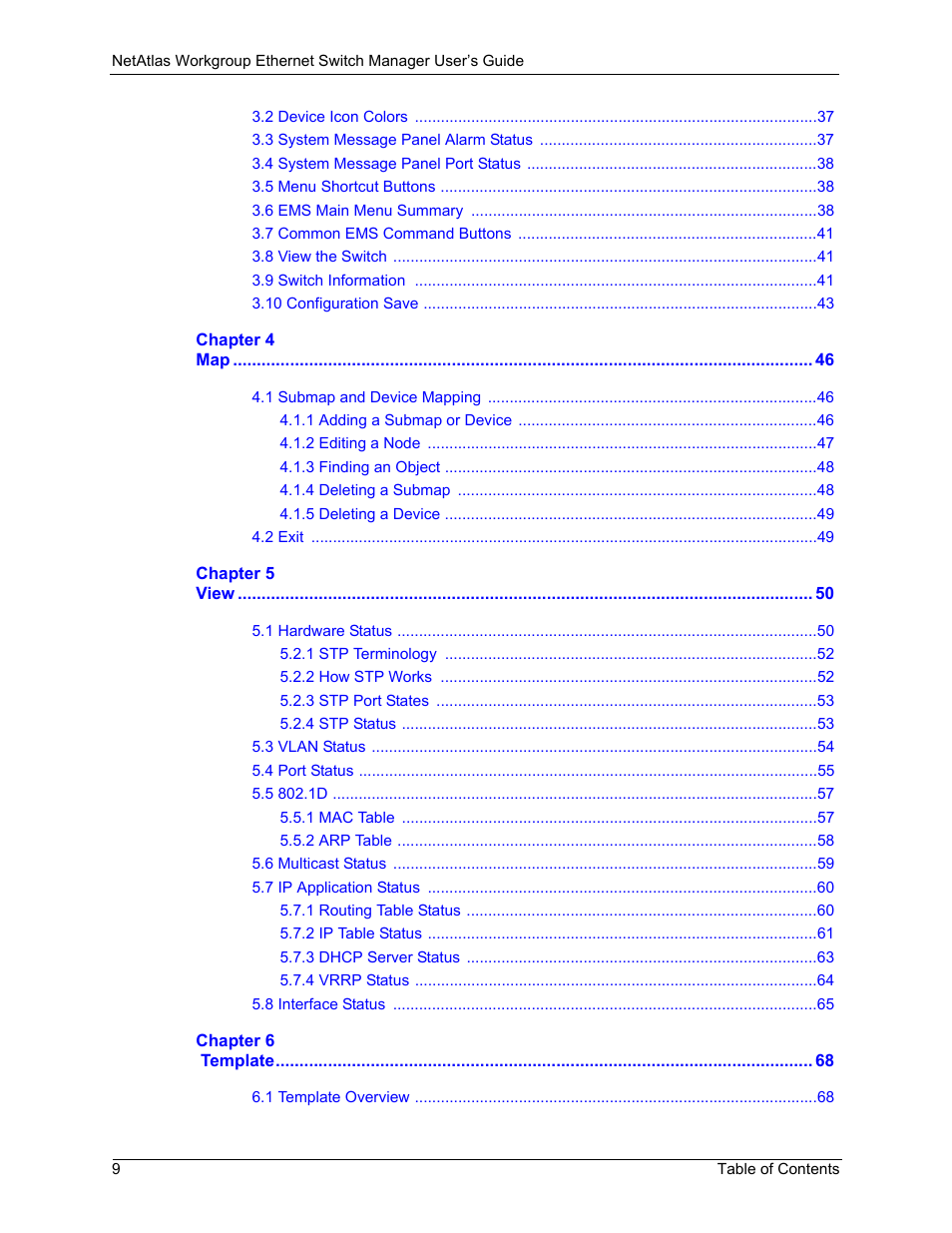 ZyXEL Communications NetAtlas Workgroup User Manual | Page 9 / 199