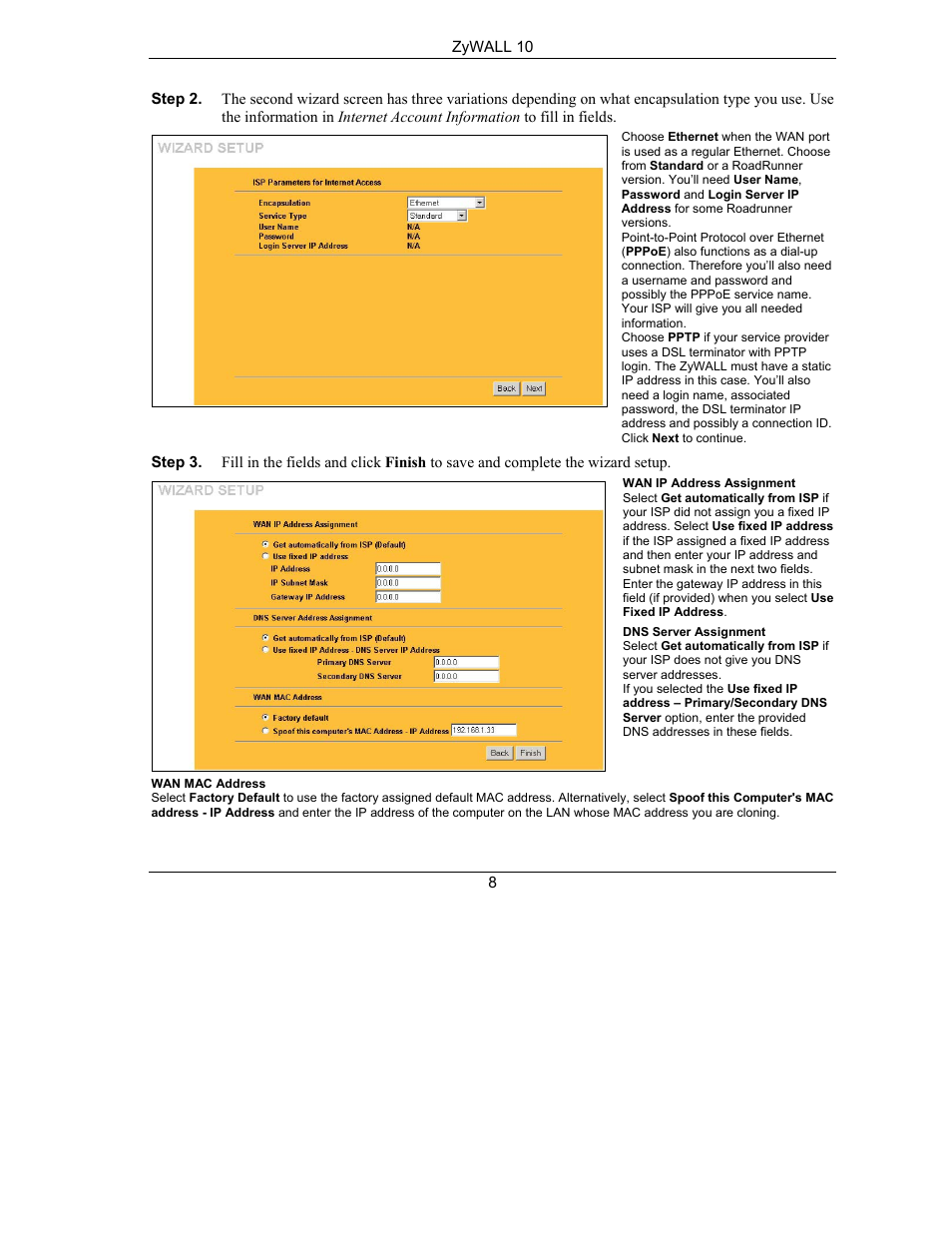 ZyXEL Communications PPC 10 User Manual | Page 9 / 10