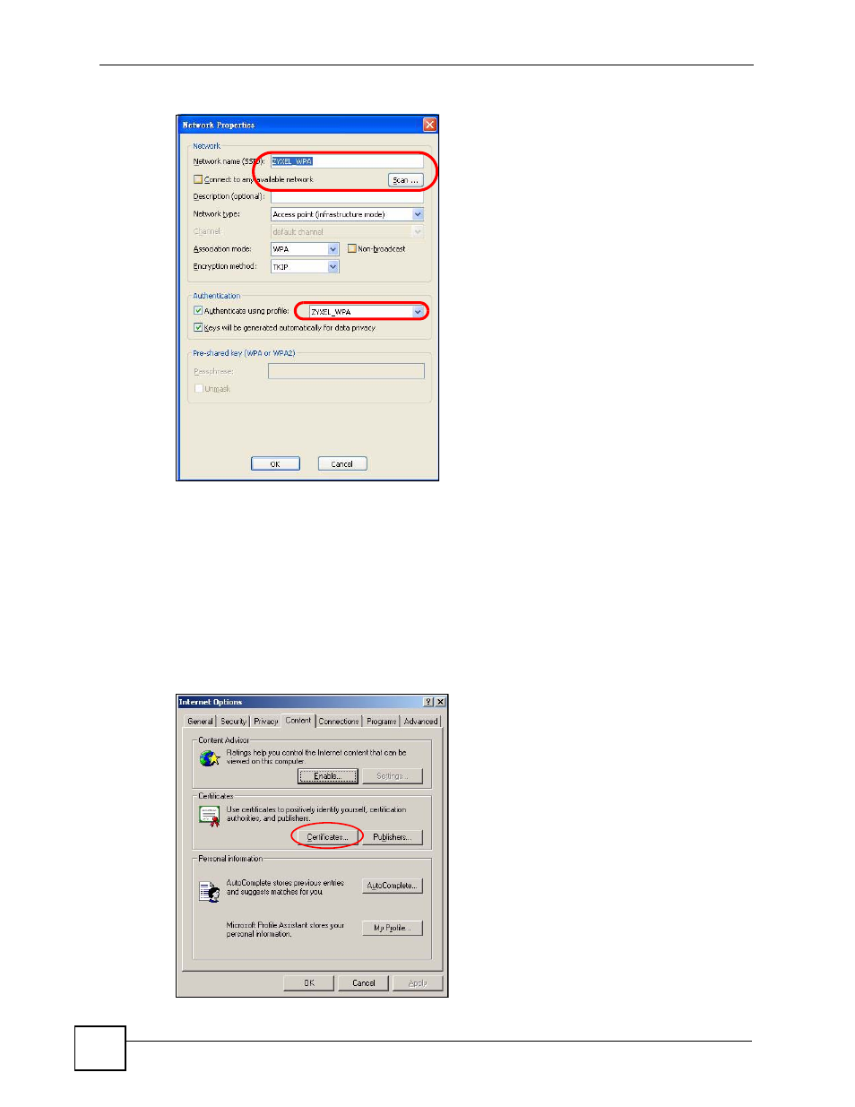 ZyXEL Communications 200 Series User Manual | Page 140 / 902