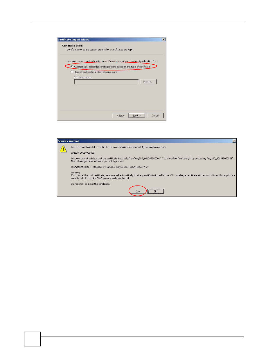 ZyXEL Communications 200 Series User Manual | Page 142 / 902