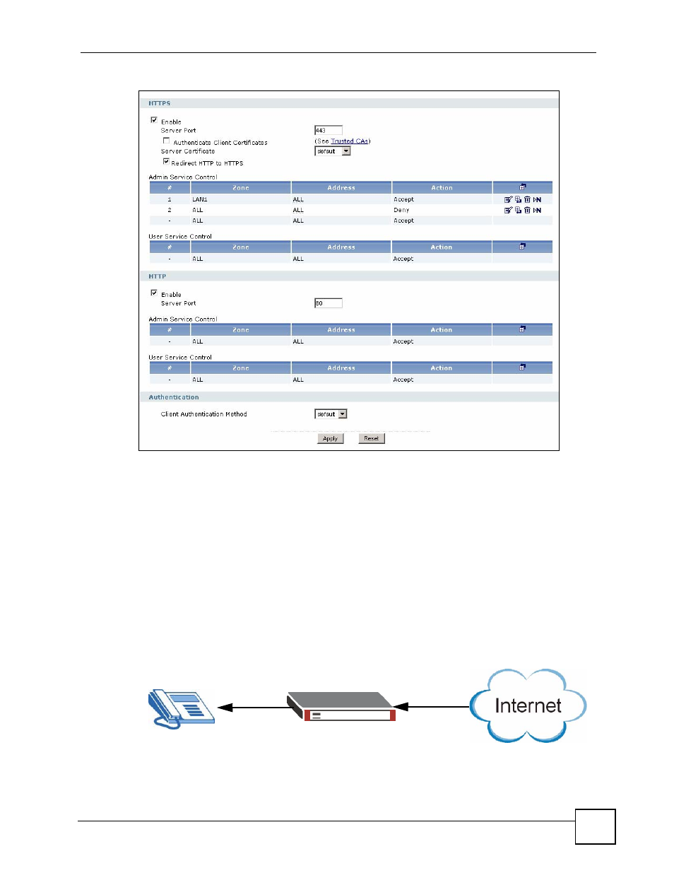 8 how to allow incoming h.323 peer-to-peer calls | ZyXEL Communications 200 Series User Manual | Page 159 / 902