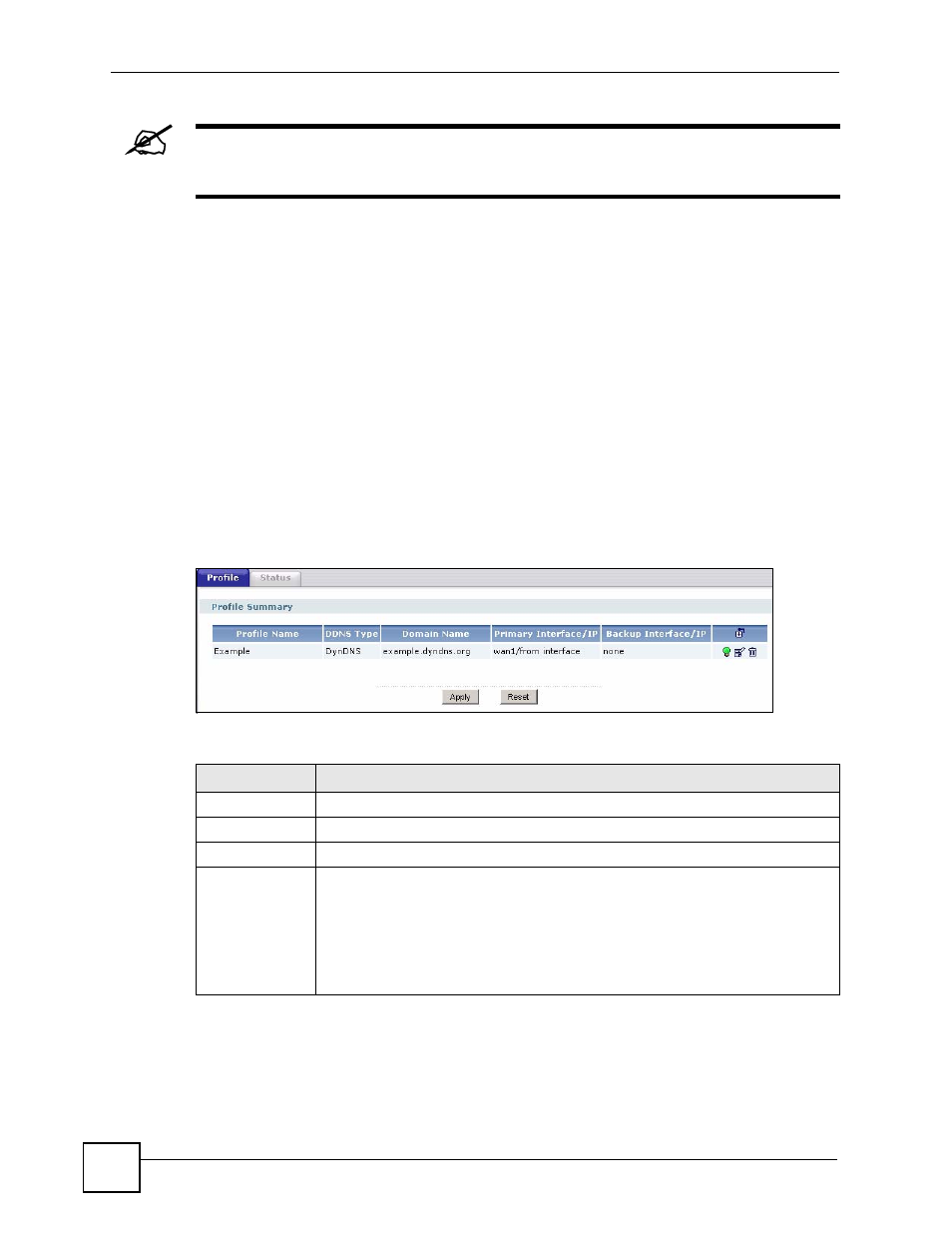 2 the ddns screen, Figure 208 network > ddns, Table 101 network > ddns | ZyXEL Communications 200 Series User Manual | Page 304 / 902