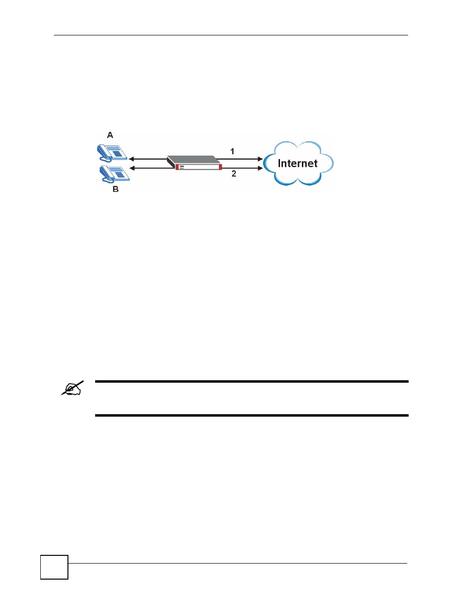 3 before you begin, 2 the alg screen, Figure 235 voip with multiple wan ip addresses | ZyXEL Communications 200 Series User Manual | Page 328 / 902