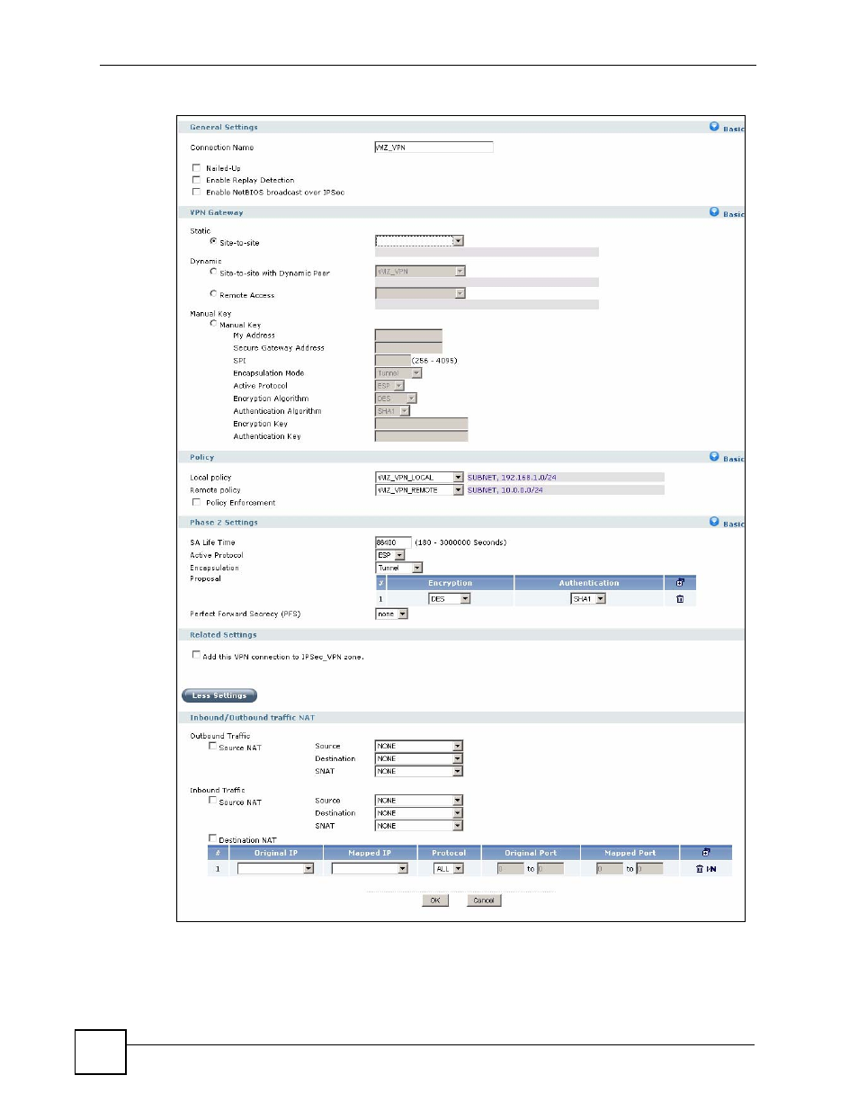 ZyXEL Communications 200 Series User Manual | Page 356 / 902
