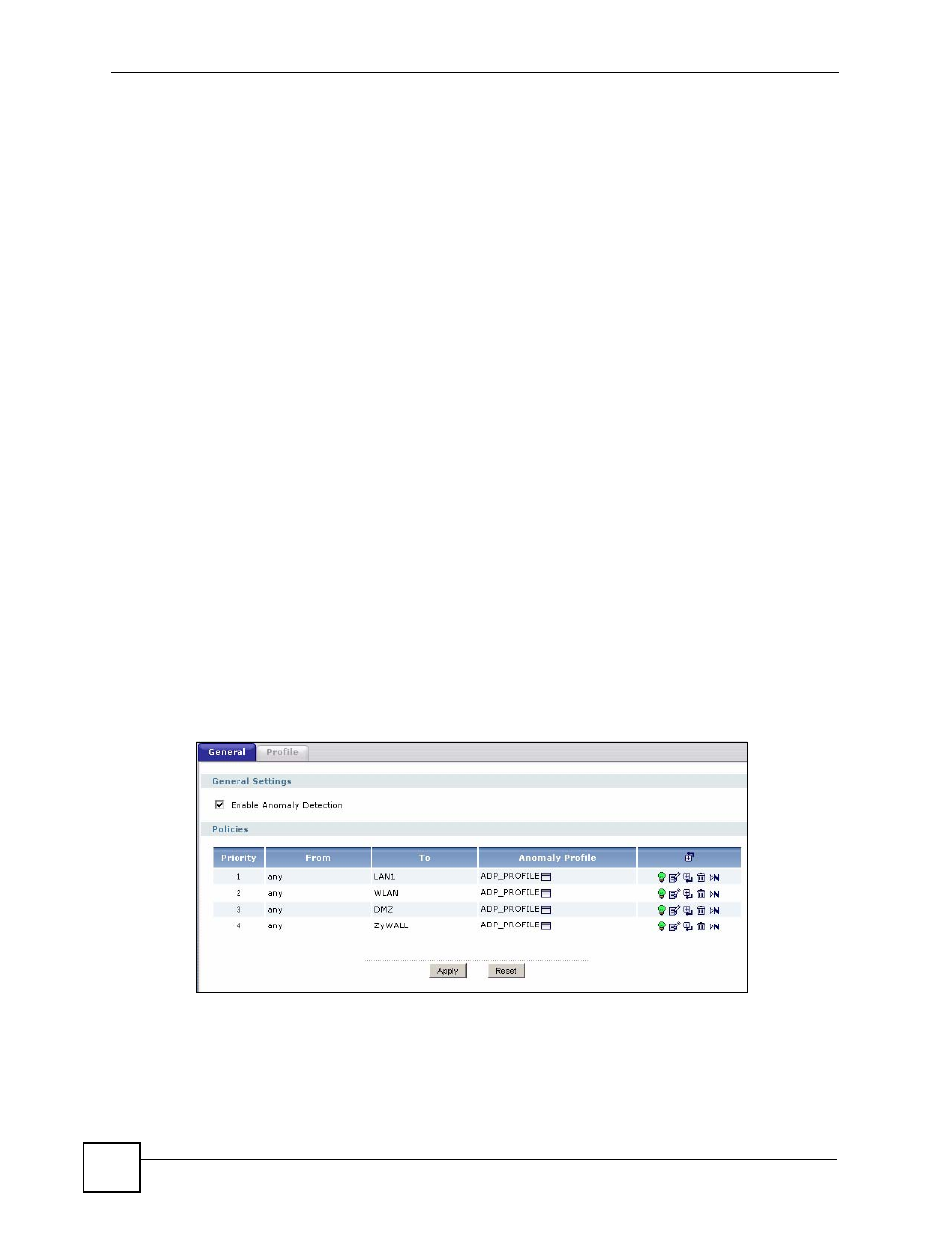 4 before you begin, 2 the adp general screen, Figure 396 anti-x > adp > general | To turn | ZyXEL Communications 200 Series User Manual | Page 514 / 902