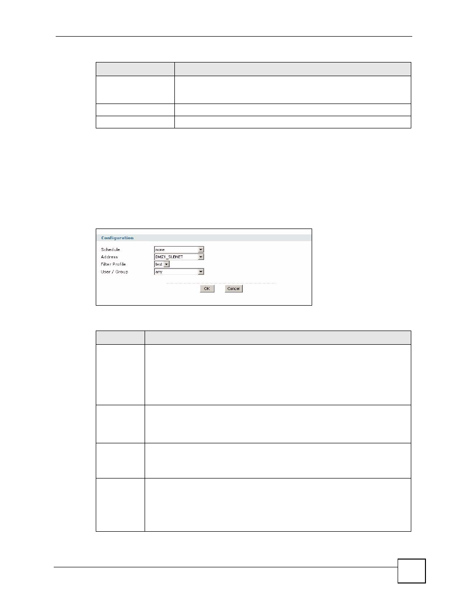 3 content filter policy add or edit screen, Table 172 anti-x > content filter > general > add | ZyXEL Communications 200 Series User Manual | Page 535 / 902