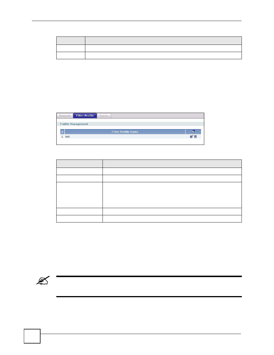 4 content filter profile screen, 5 content filter categories screen, Table 173 anti-x > content filter > filter profile | ZyXEL Communications 200 Series User Manual | Page 536 / 902