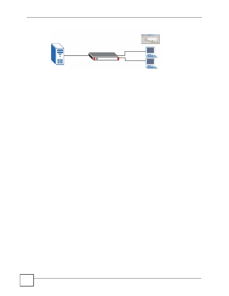 3 asas, 4 what you can do using the aaa screens, 5 what you need to know about aaa servers | Figure 462 radius server network example | ZyXEL Communications 200 Series User Manual | Page 626 / 902