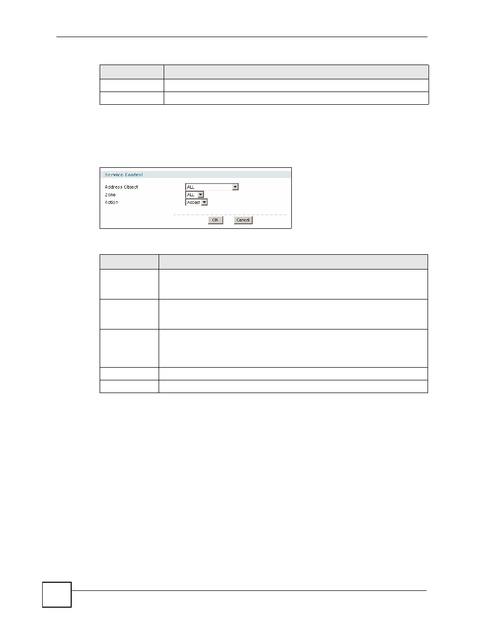 10 adding a dns service control rule, 6 www overview, Figure 494 system > dns > service control rule add | Table 237 system > dns > service control rule add | ZyXEL Communications 200 Series User Manual | Page 676 / 902