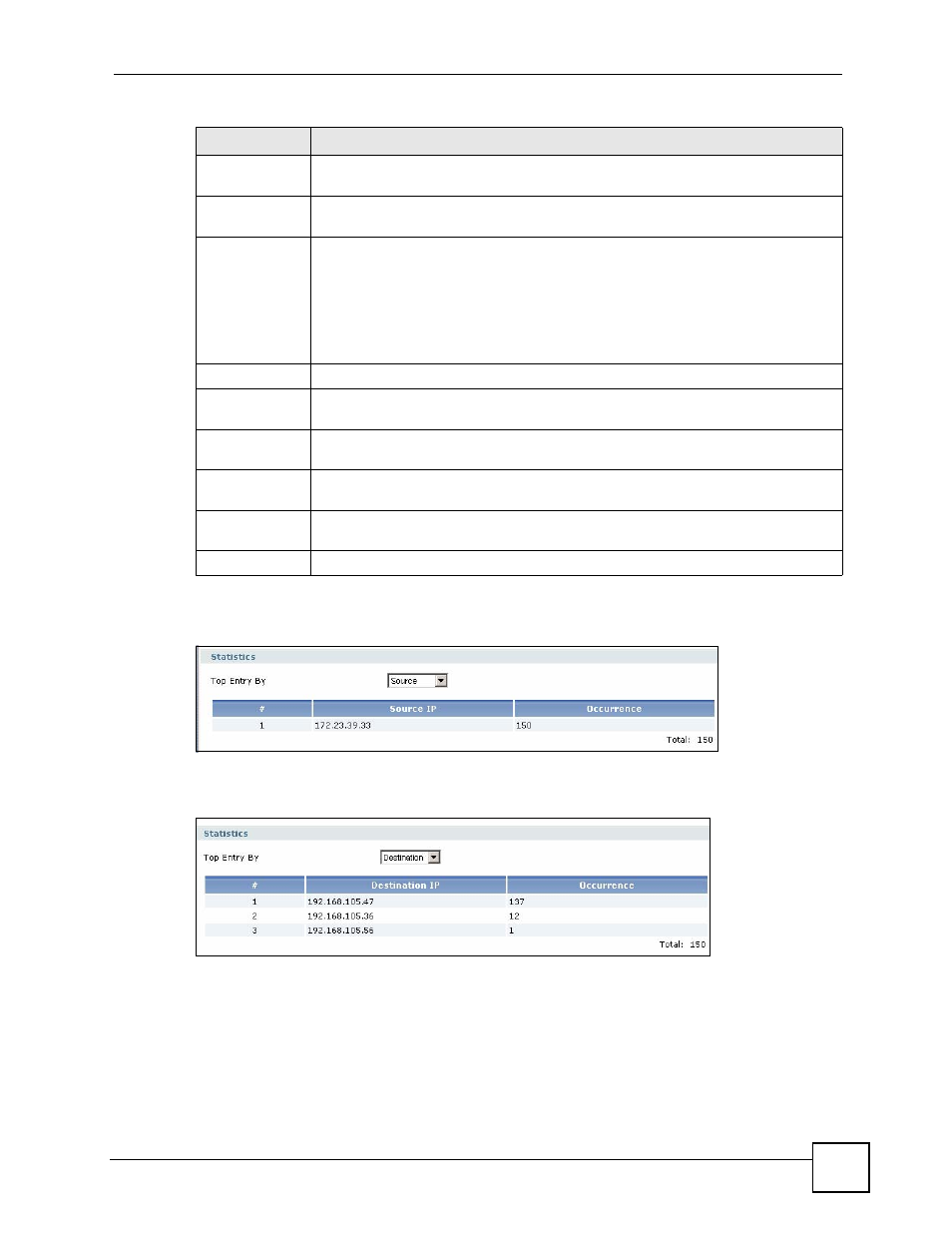 5 the idp report screen, To start or stop data collection and view | ZyXEL Communications 200 Series User Manual | Page 733 / 902