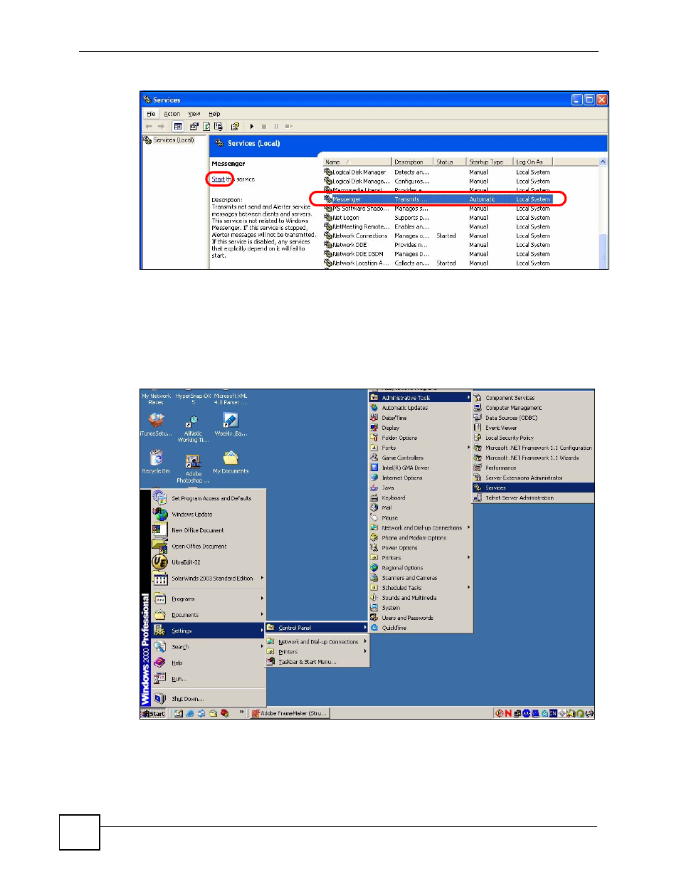 Windows 2000 | ZyXEL Communications 200 Series User Manual | Page 820 / 902