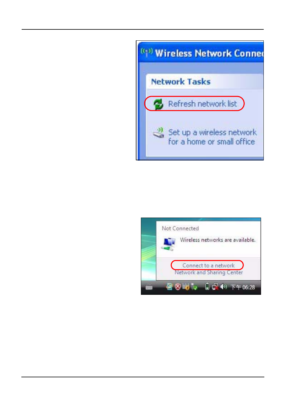 Windows vista | ZyXEL Communications WLAN 802.11n USB Adapter NWD271N User Manual | Page 48 / 57