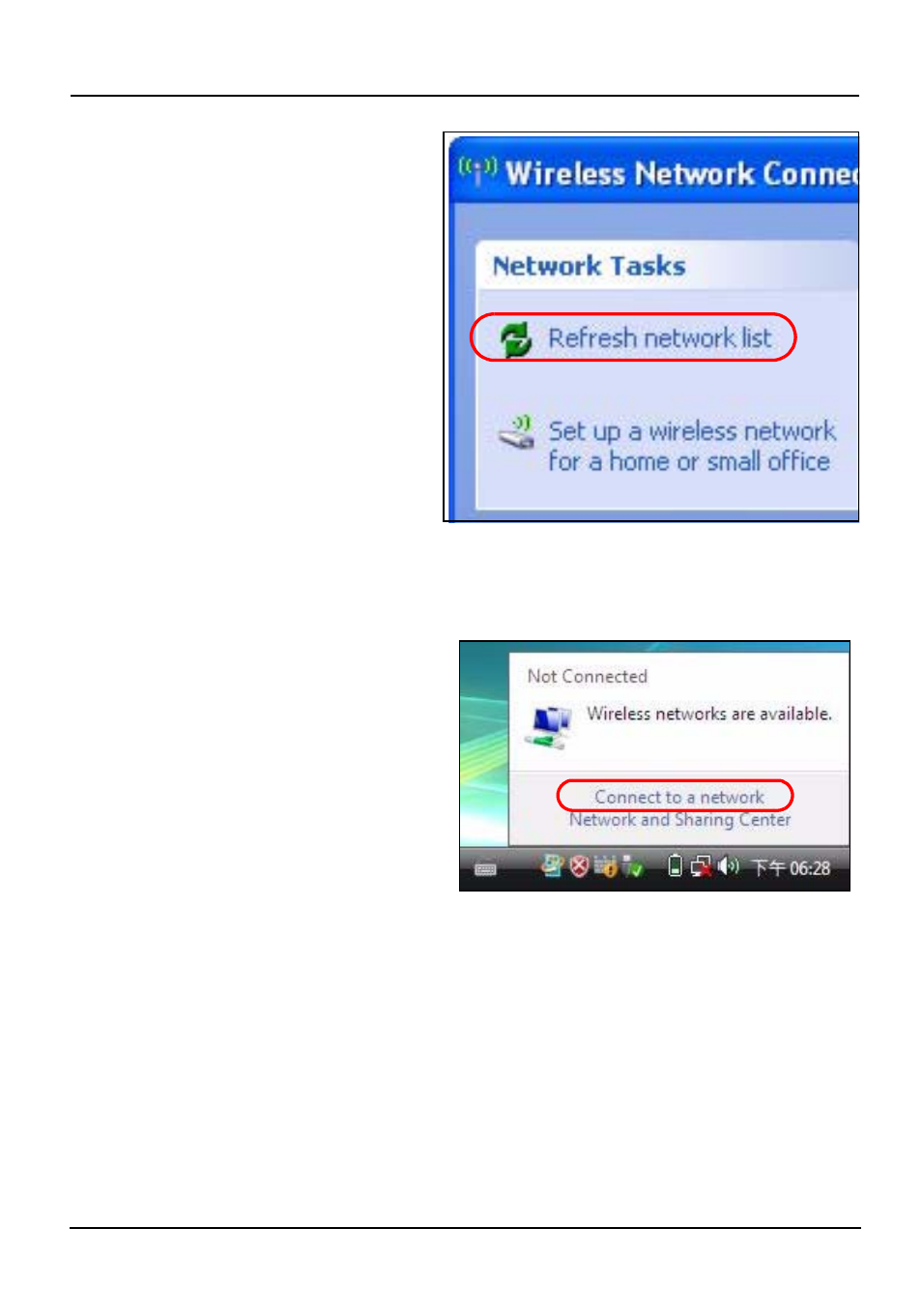 Windows vista | ZyXEL Communications WLAN 802.11n USB Adapter NWD271N User Manual | Page 56 / 57