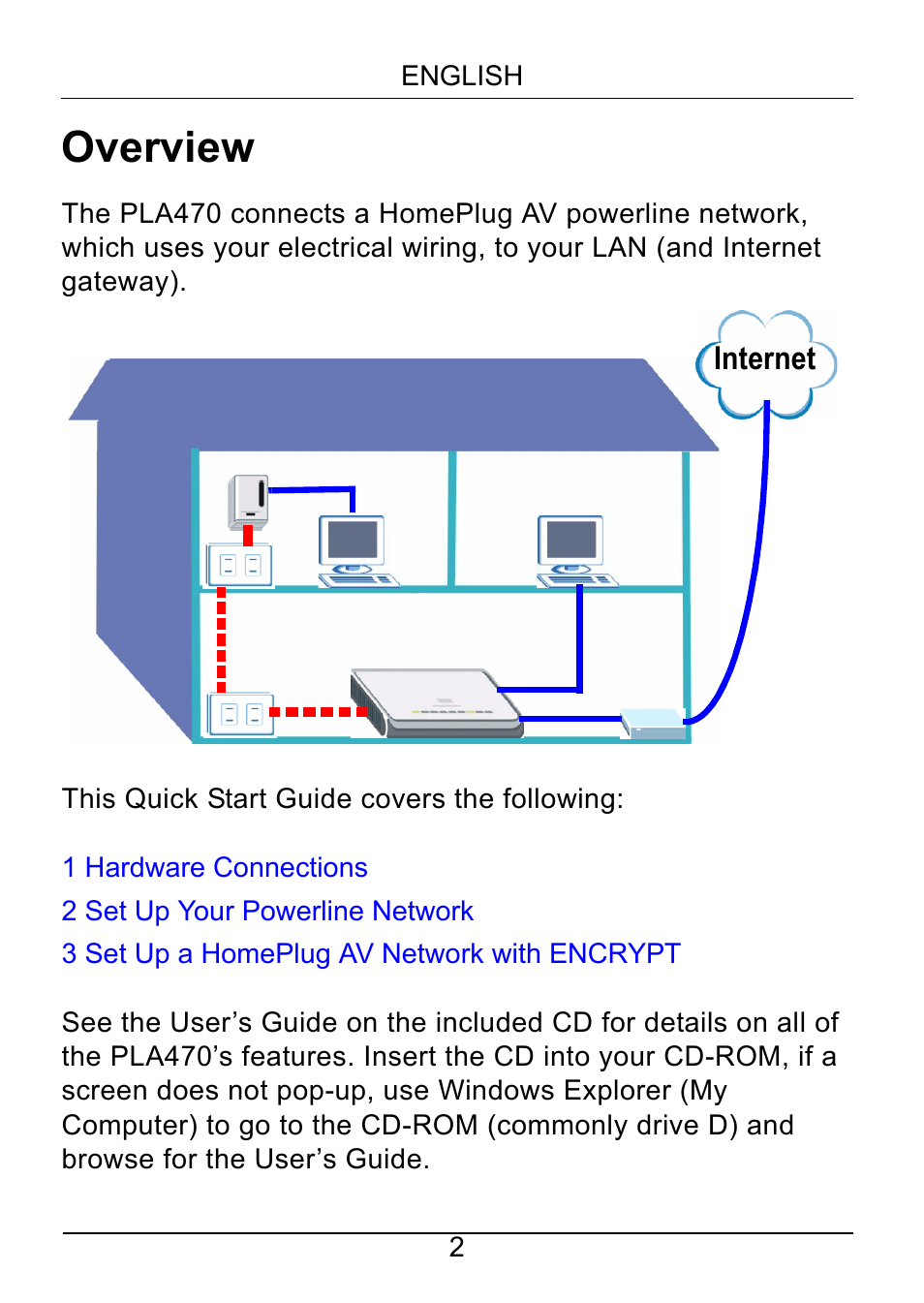 English, Overview | ZyXEL Communications PLA470 Series User Manual | Page 2 / 58