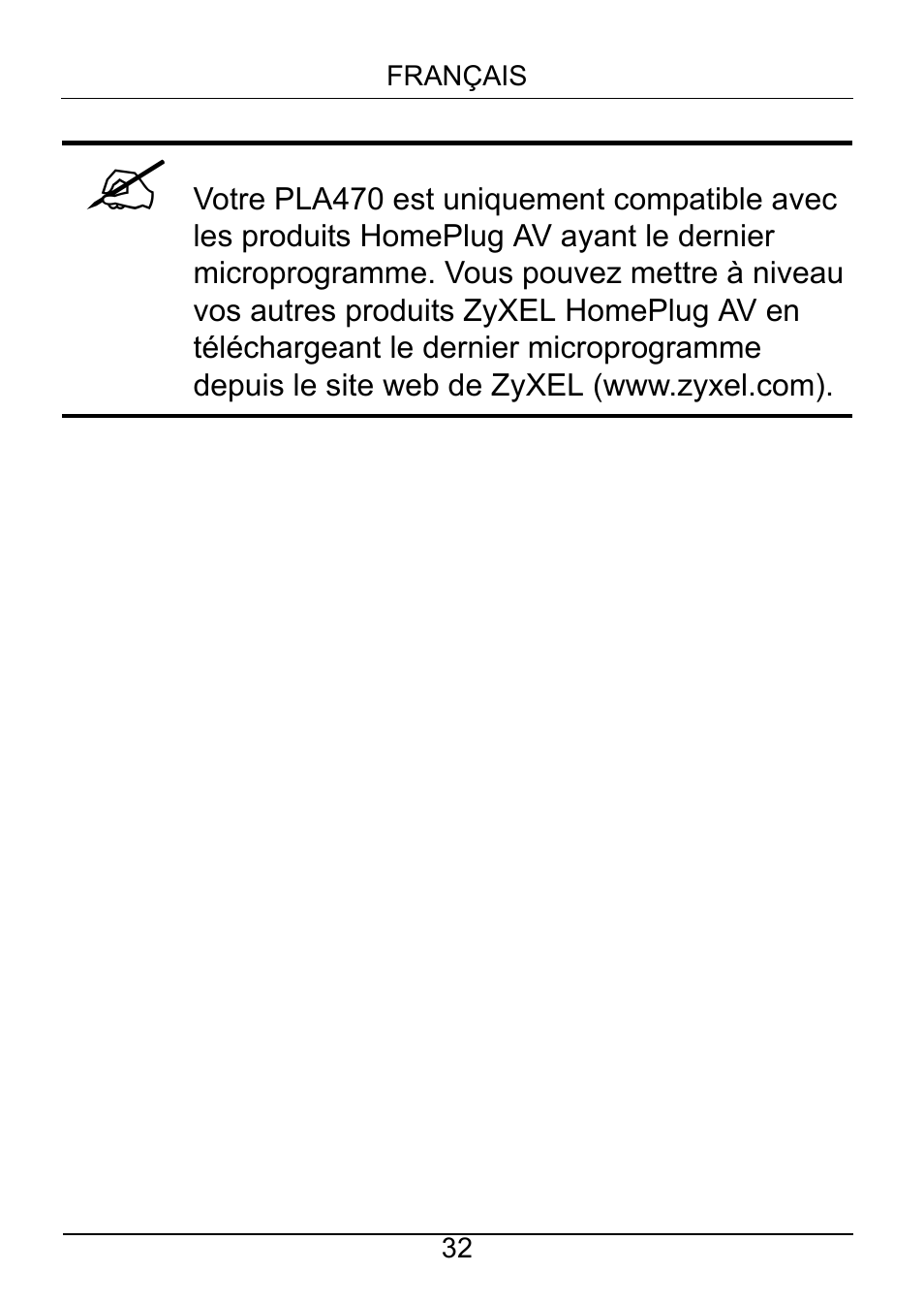 ZyXEL Communications PLA470 Series User Manual | Page 32 / 58