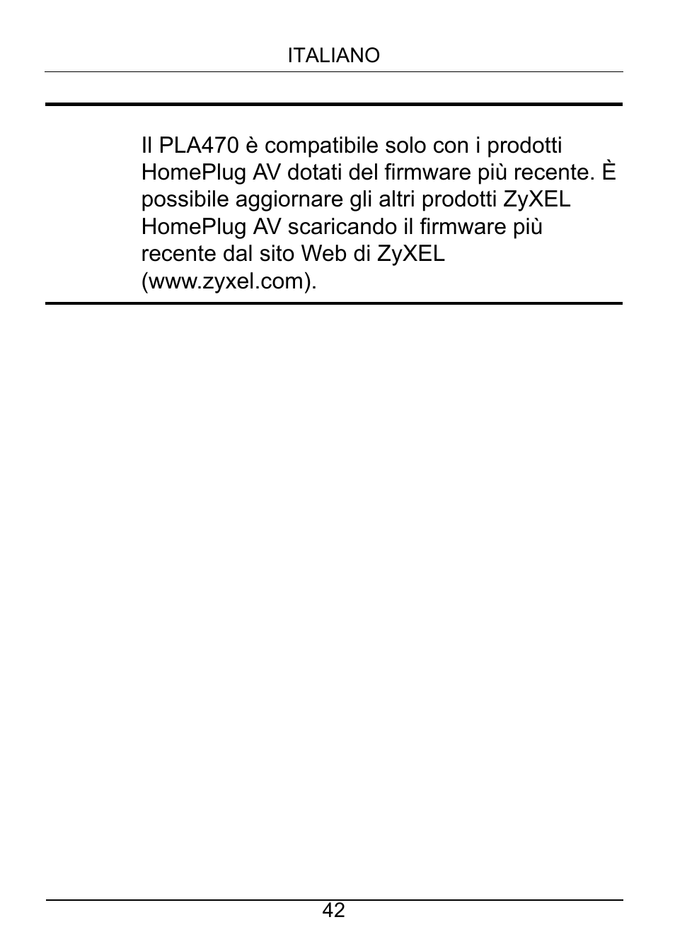 ZyXEL Communications PLA470 Series User Manual | Page 42 / 58