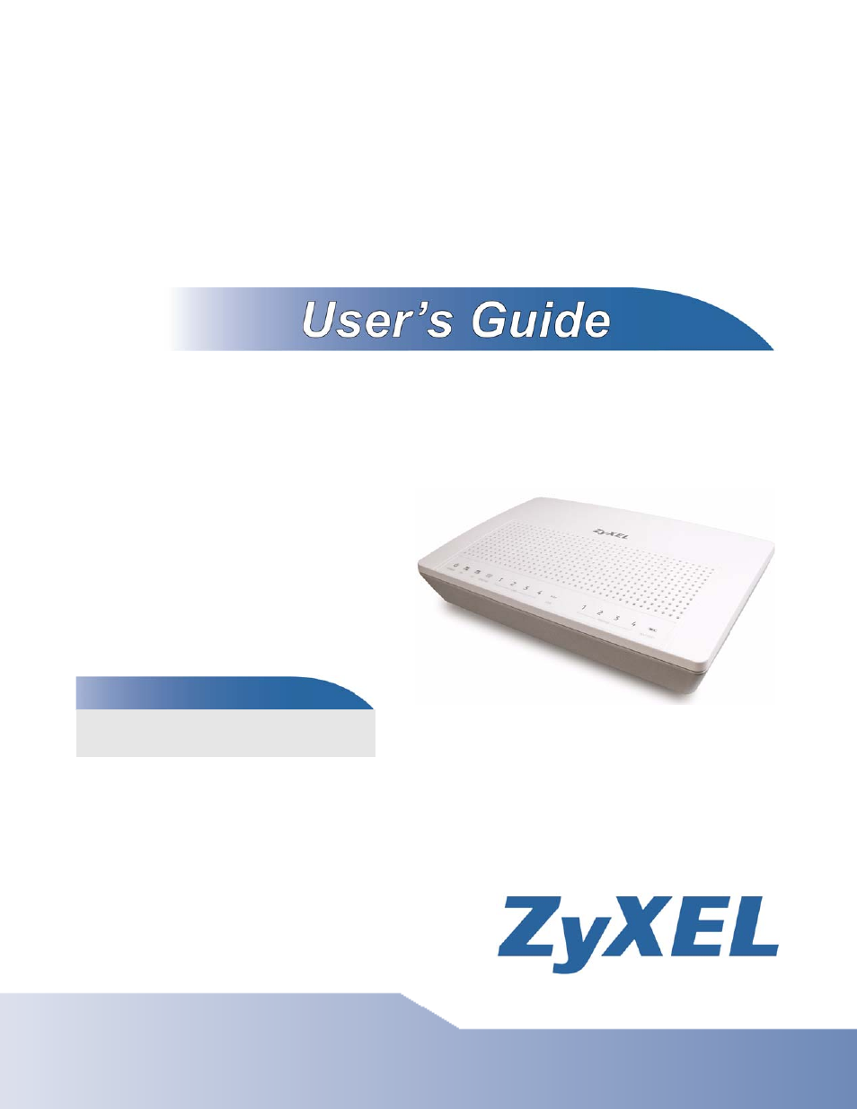 ZyXEL Communications P-2900-4HB User Manual | 126 pages