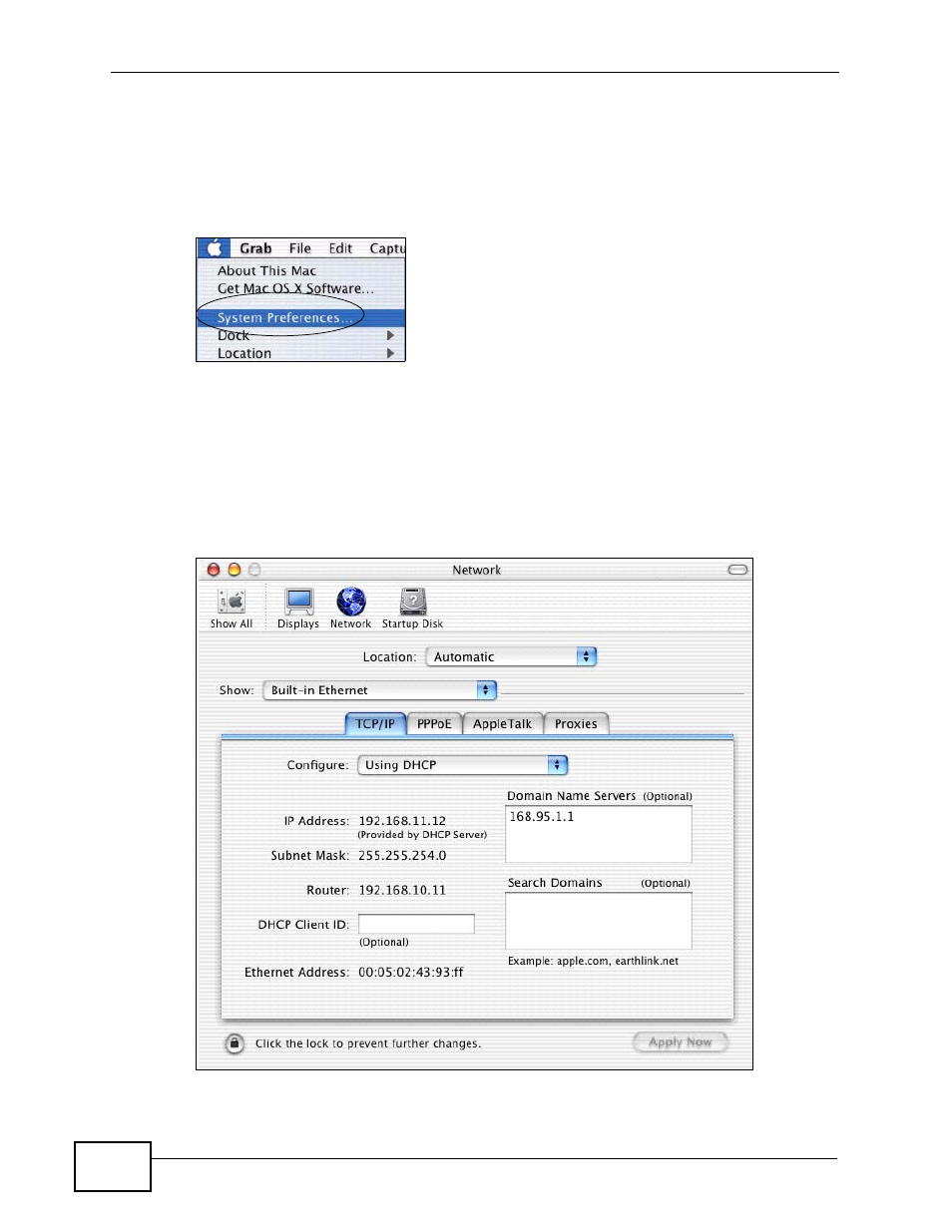 108 macintosh os x | ZyXEL Communications P-2900-4HB User Manual | Page 108 / 126
