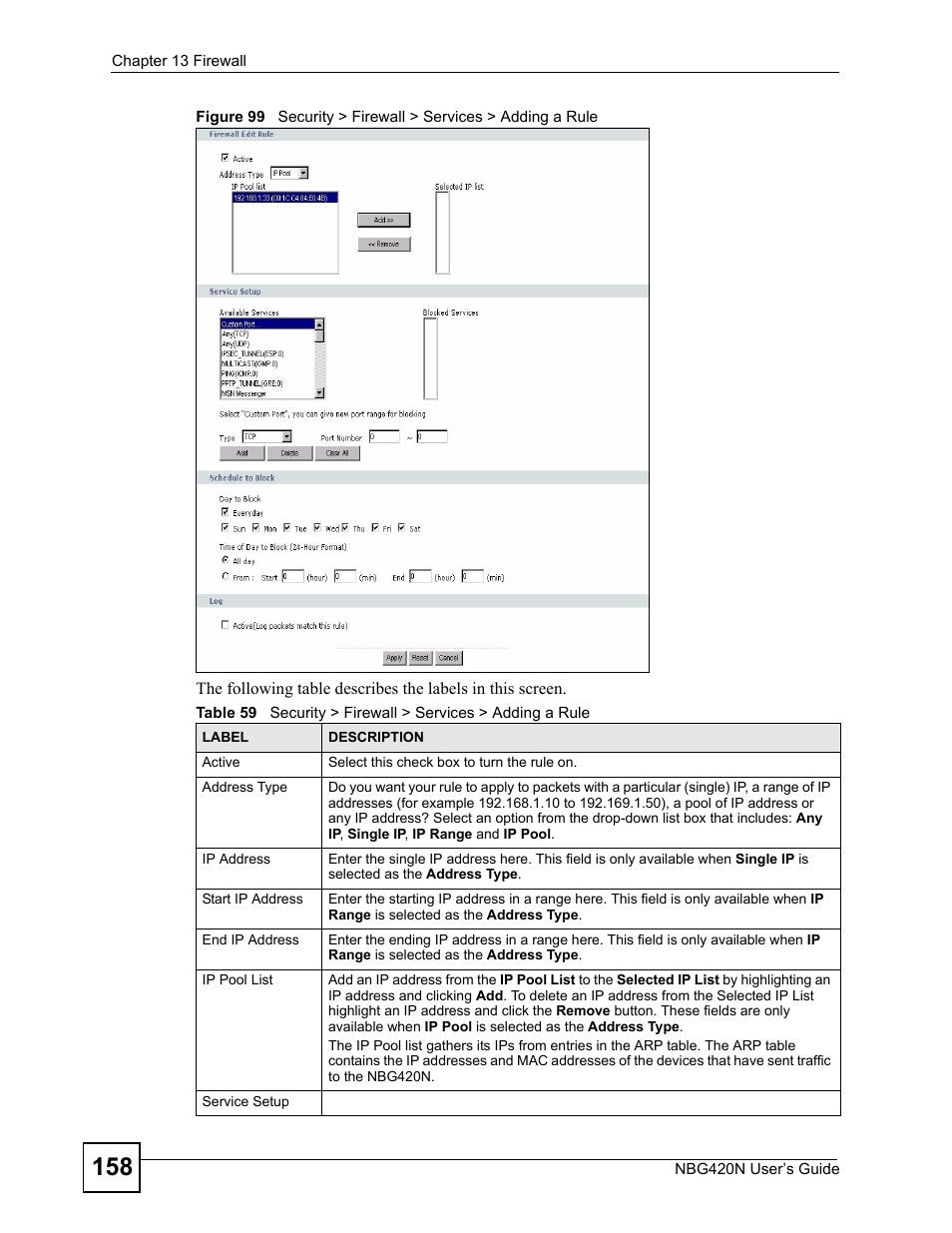 ZyXEL Communications NBG420N User Manual | Page 158 / 340
