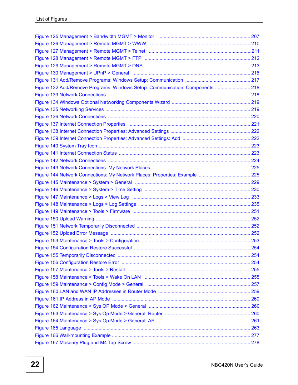 ZyXEL Communications NBG420N User Manual | Page 22 / 340
