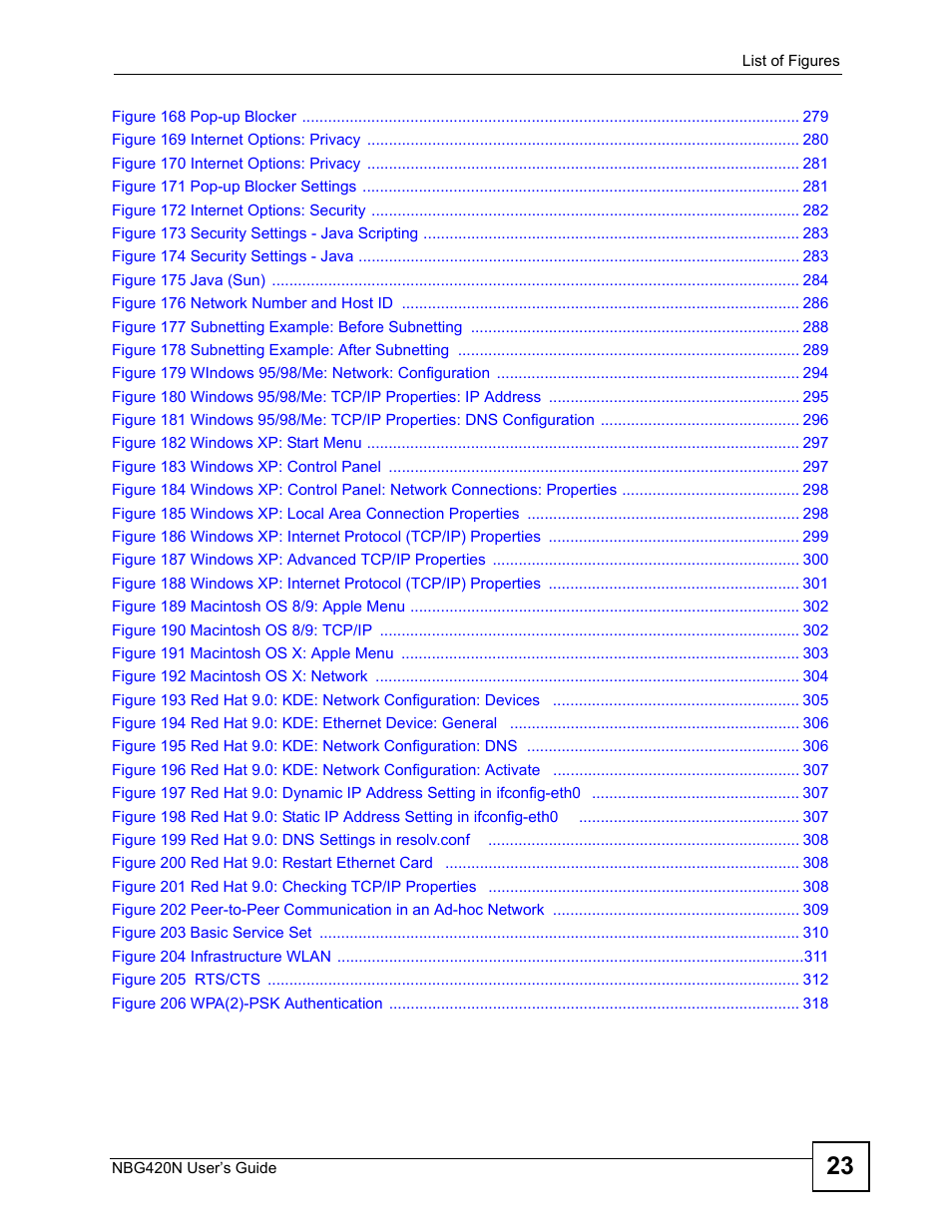 ZyXEL Communications NBG420N User Manual | Page 23 / 340