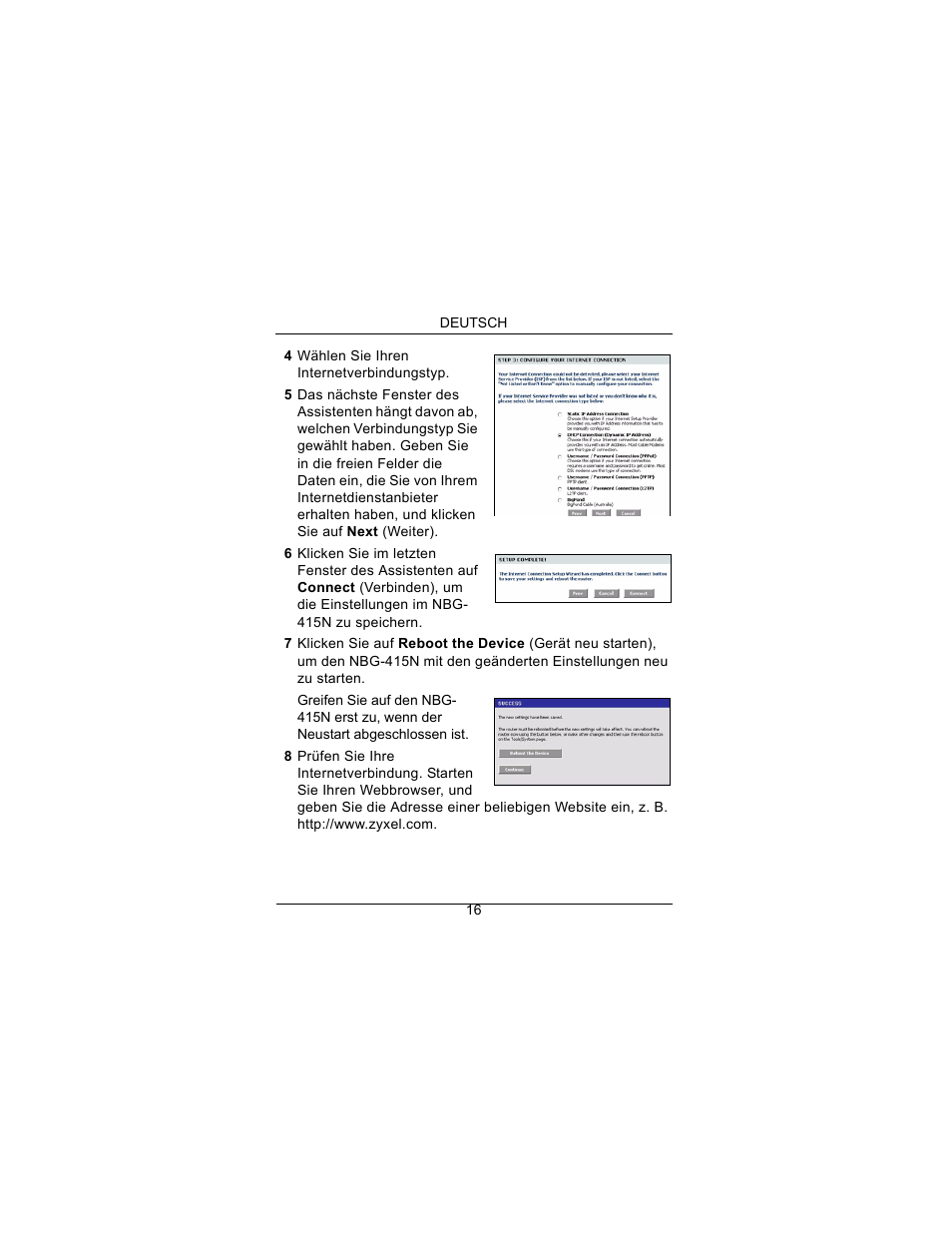 ZyXEL Communications Draft 802.11n Wireless Broadband 1-NBG-415N User Manual | Page 17 / 109