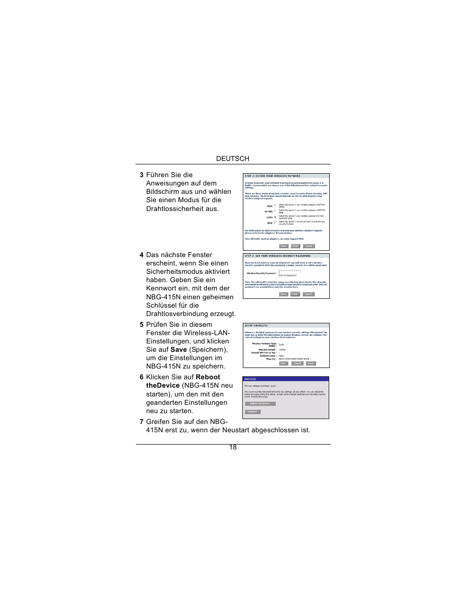 ZyXEL Communications Draft 802.11n Wireless Broadband 1-NBG-415N User Manual | Page 19 / 109