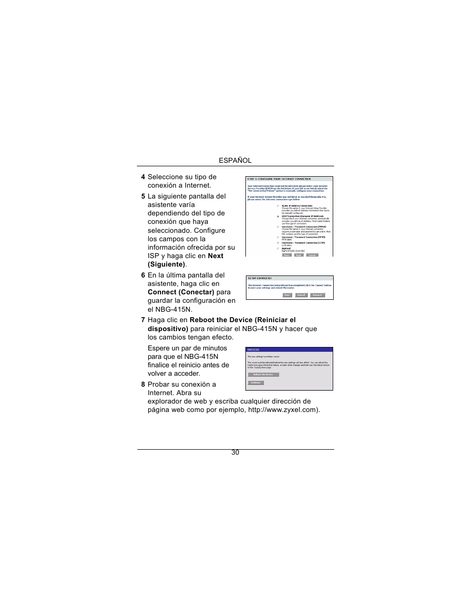 ZyXEL Communications Draft 802.11n Wireless Broadband 1-NBG-415N User Manual | Page 31 / 109