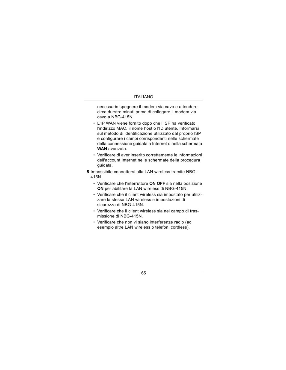 ZyXEL Communications Draft 802.11n Wireless Broadband 1-NBG-415N User Manual | Page 66 / 109