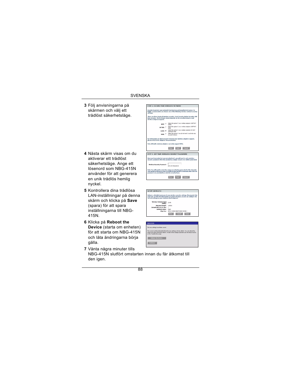 ZyXEL Communications Draft 802.11n Wireless Broadband 1-NBG-415N User Manual | Page 89 / 109