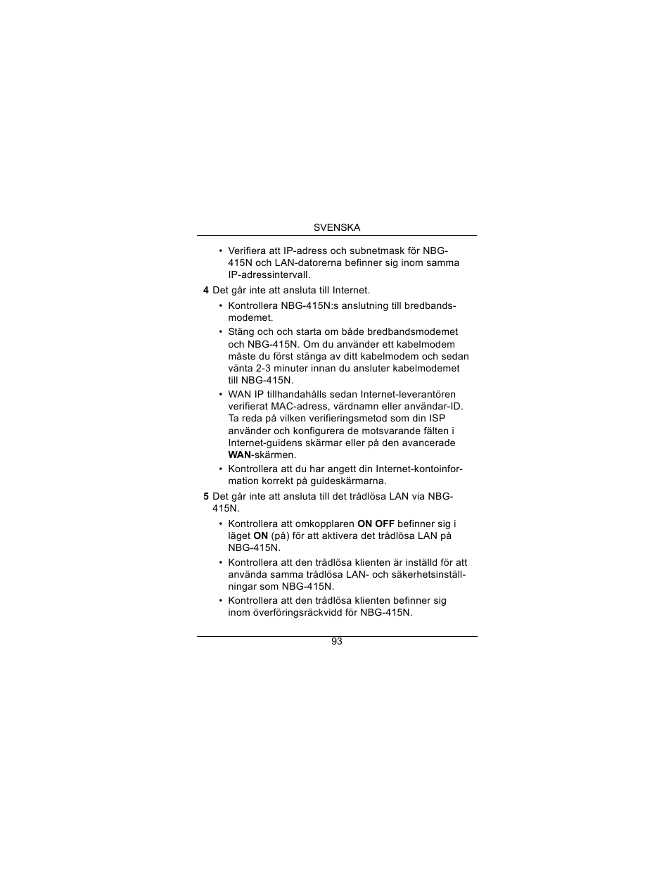 ZyXEL Communications Draft 802.11n Wireless Broadband 1-NBG-415N User Manual | Page 94 / 109