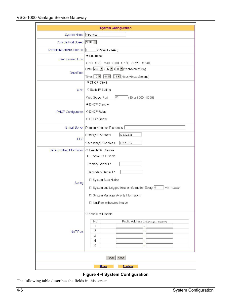 ZyXEL Communications ZyXEL Vantage VSG-1000 User Manual | Page 40 / 131