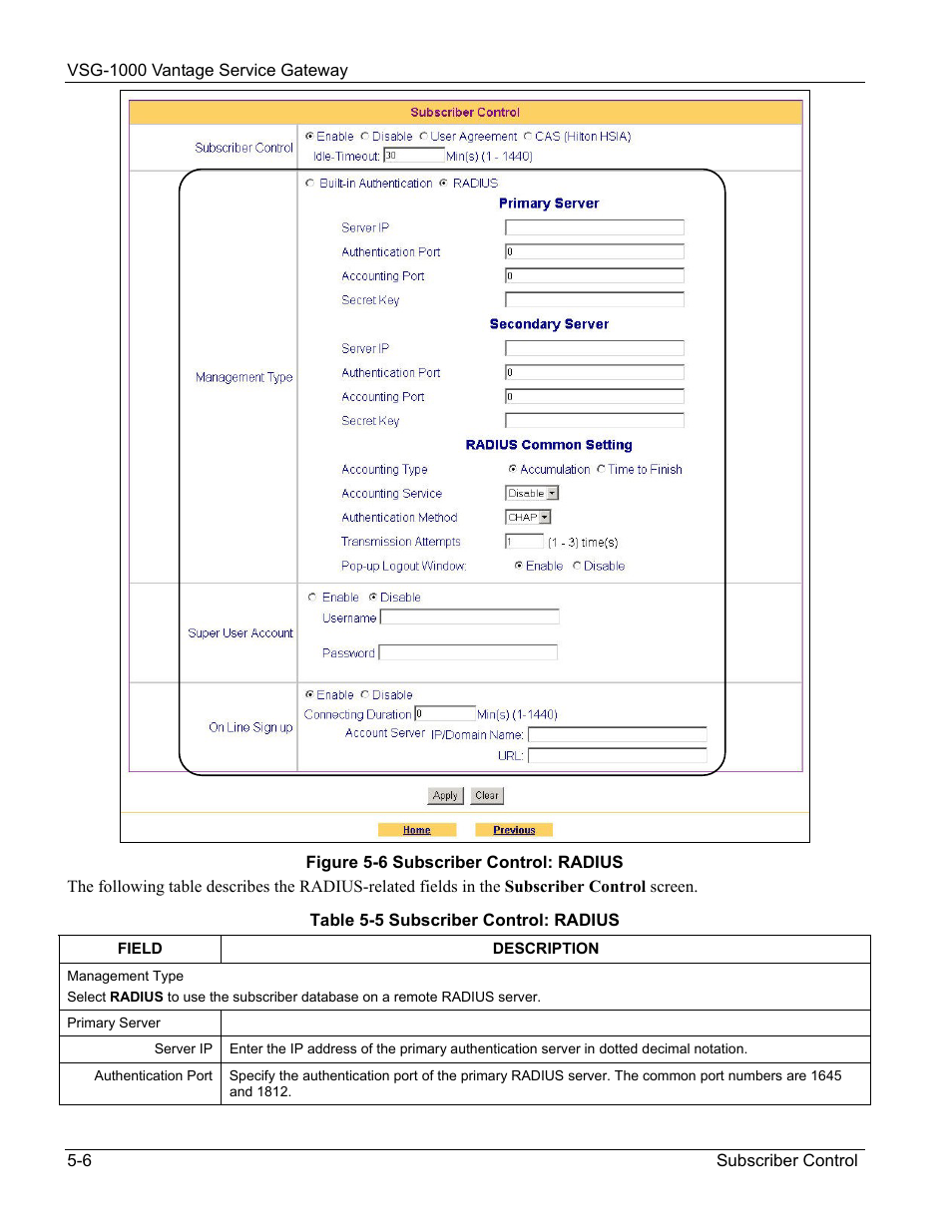 ZyXEL Communications ZyXEL Vantage VSG-1000 User Manual | Page 50 / 131