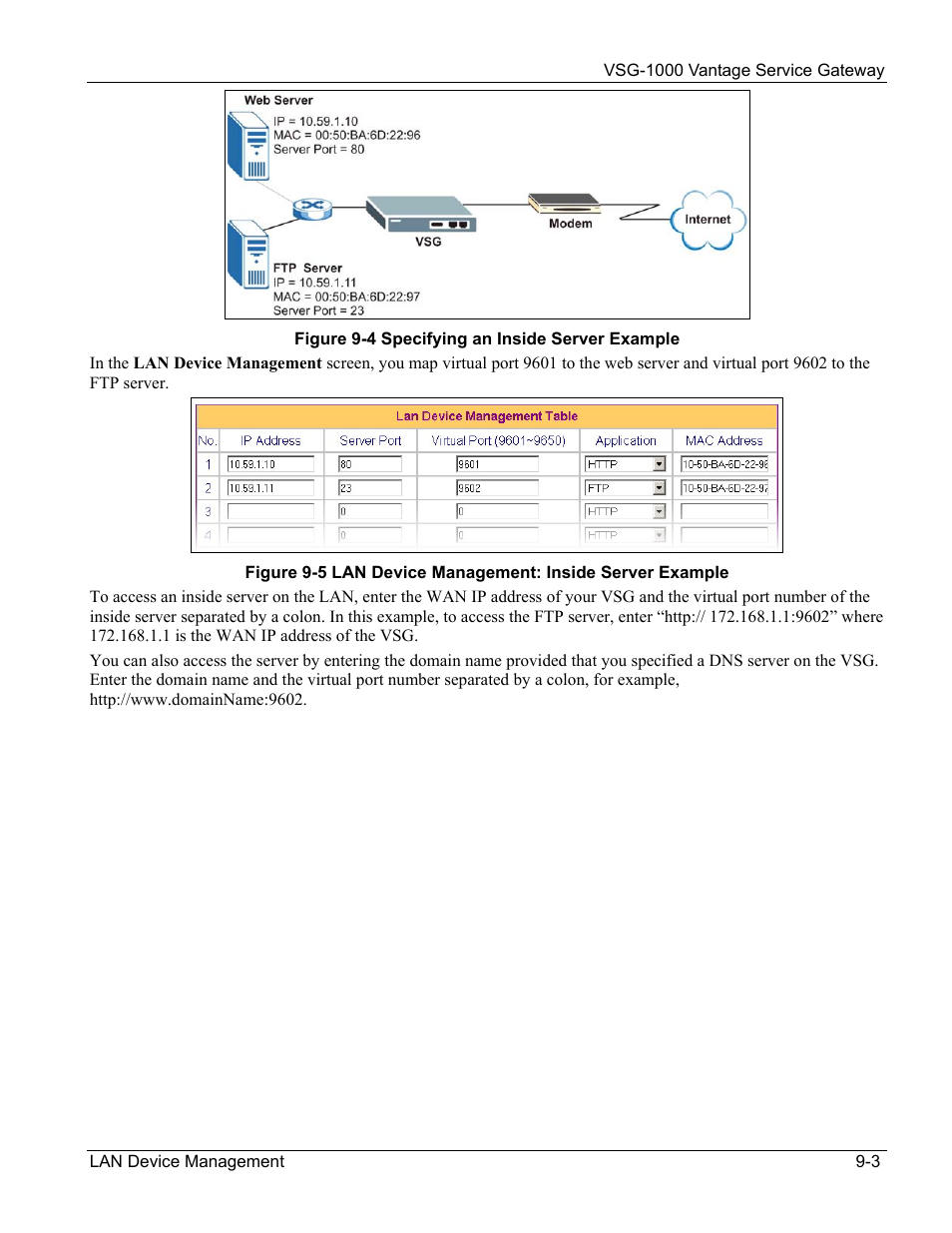 ZyXEL Communications ZyXEL Vantage VSG-1000 User Manual | Page 77 / 131