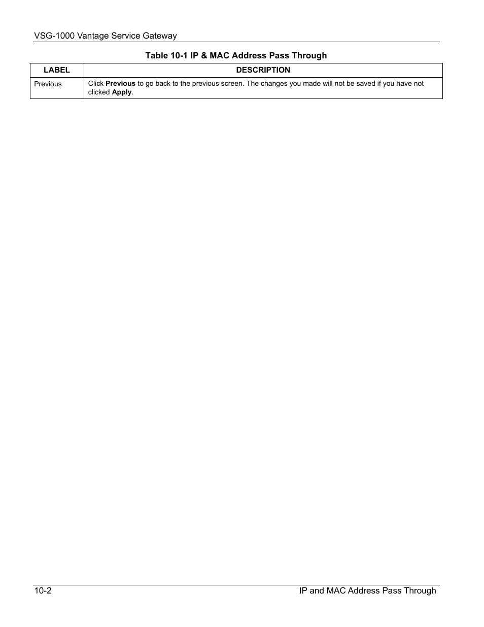 ZyXEL Communications ZyXEL Vantage VSG-1000 User Manual | Page 80 / 131