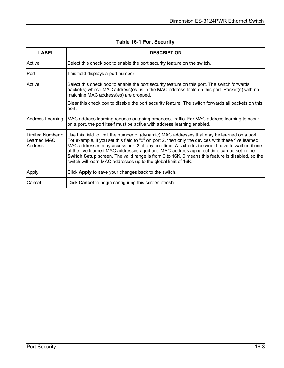 ZyXEL Communications ES-3124PWR User Manual | Page 131 / 258