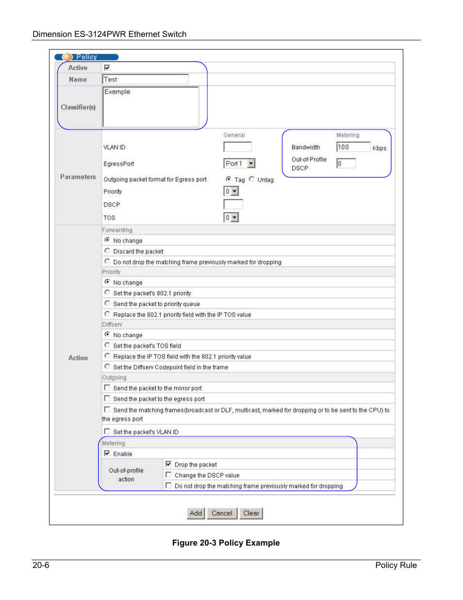 ZyXEL Communications ES-3124PWR User Manual | Page 160 / 258