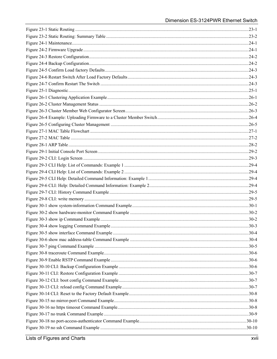 ZyXEL Communications ES-3124PWR User Manual | Page 17 / 258
