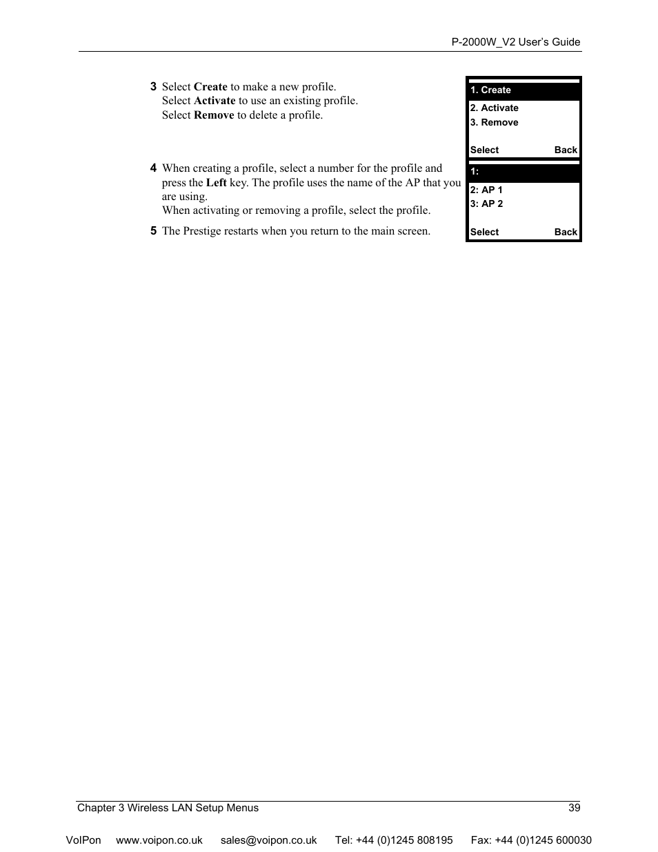 ZyXEL Communications P2000W User Manual | Page 39 / 131