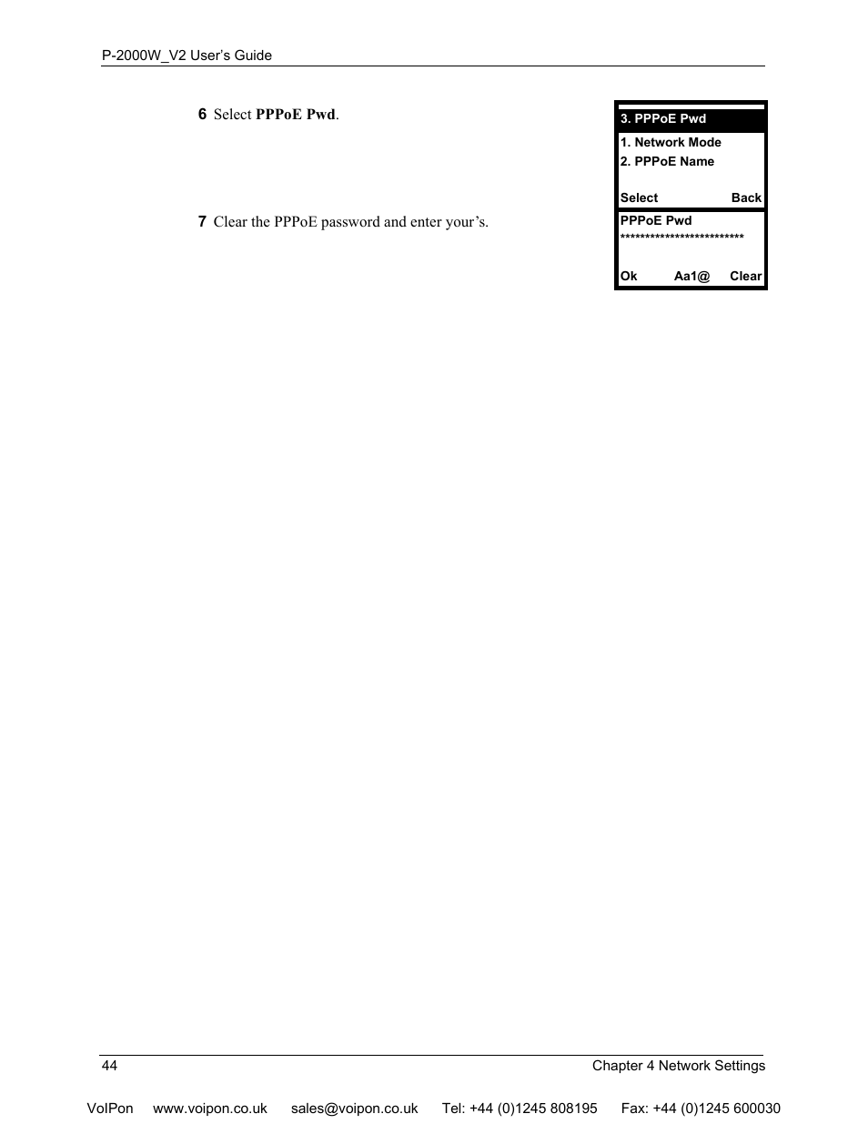 ZyXEL Communications P2000W User Manual | Page 44 / 131