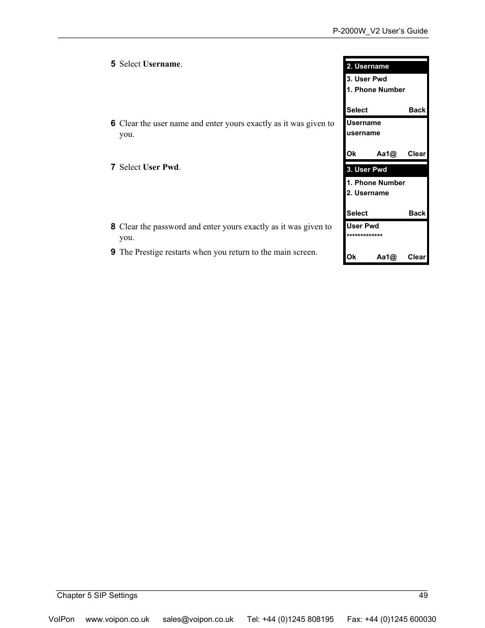 ZyXEL Communications P2000W User Manual | Page 49 / 131