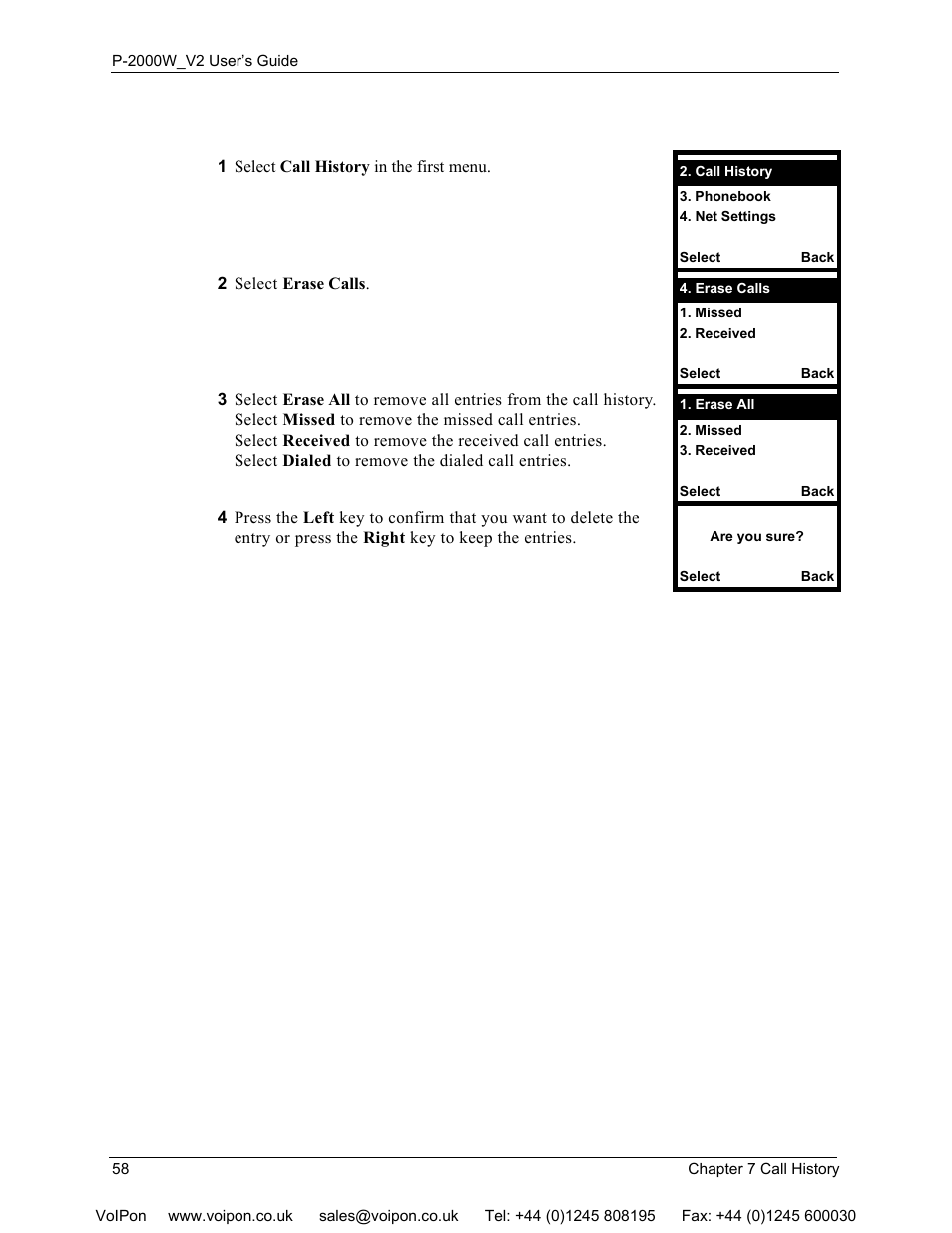 ZyXEL Communications P2000W User Manual | Page 58 / 131