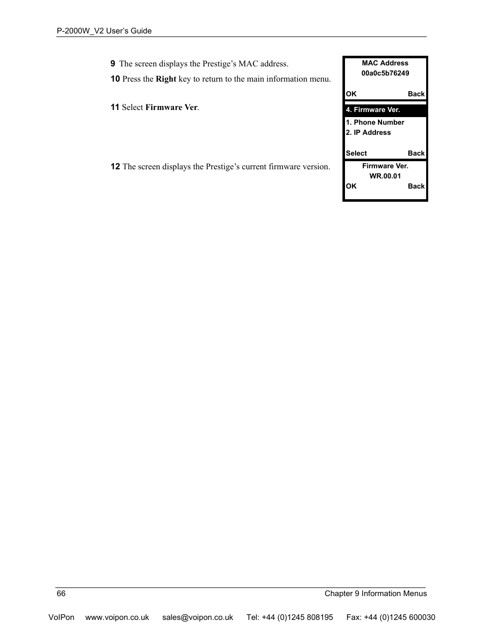 ZyXEL Communications P2000W User Manual | Page 66 / 131