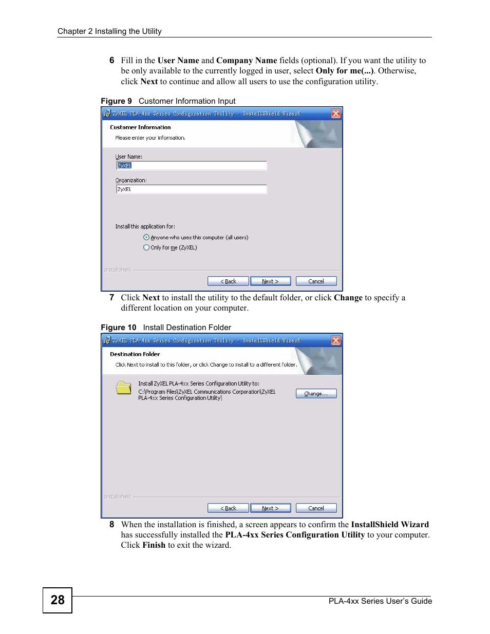 ZyXEL Communications PLA-470 User Manual | Page 28 / 92