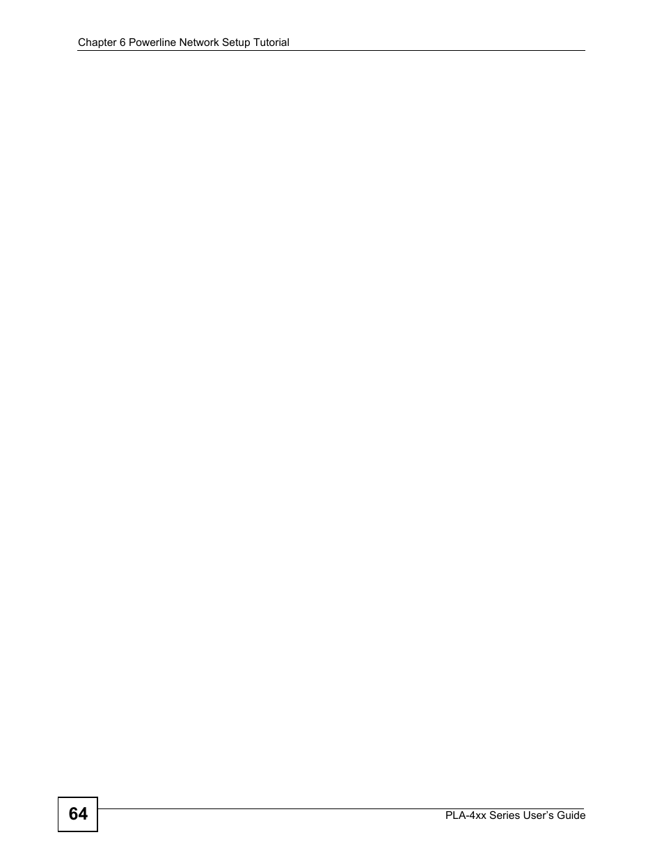 ZyXEL Communications PLA-470 User Manual | Page 64 / 92